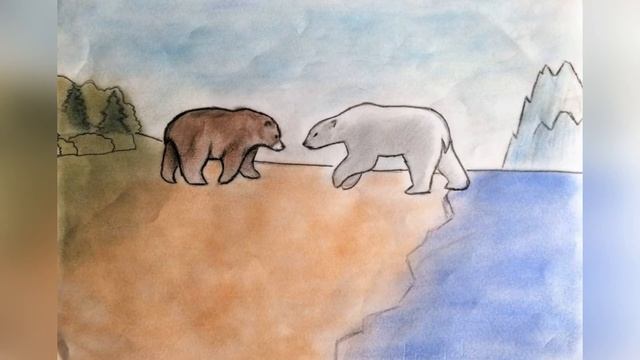 Белый медведь и бурый медведь смотреть онлайн