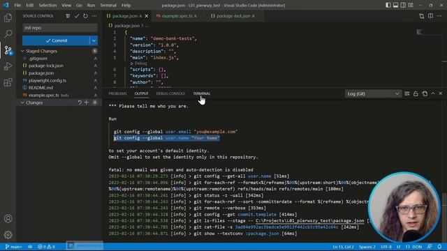Wersjonowanie projektu z Git (Bonus, Lekcja 05) смотреть онлайн