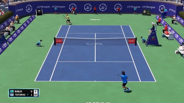 AO Tennis 2 - Alexander Bublik vs Stefanos Tsitsipas - PC Gameplay