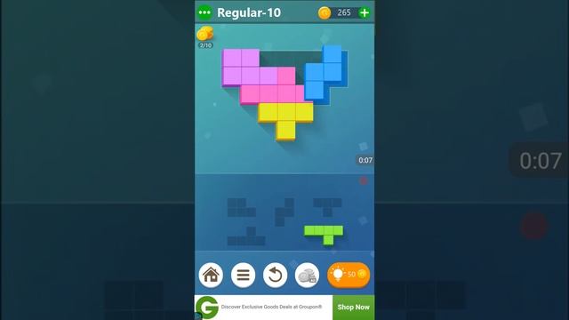 Puzzly collection block regular  level 10 walkthrough