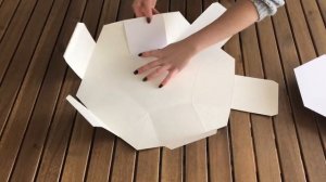 Сборка большой шестигранной коробки