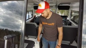 Лучший катер для рыбалки и отдыха  NorthSilver Eagle Cabin 655