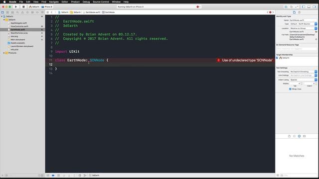 Create an Interactive 3D Earth with Scene Kit - 3/24 Days of Swift Tutorials ? смотреть онлайн