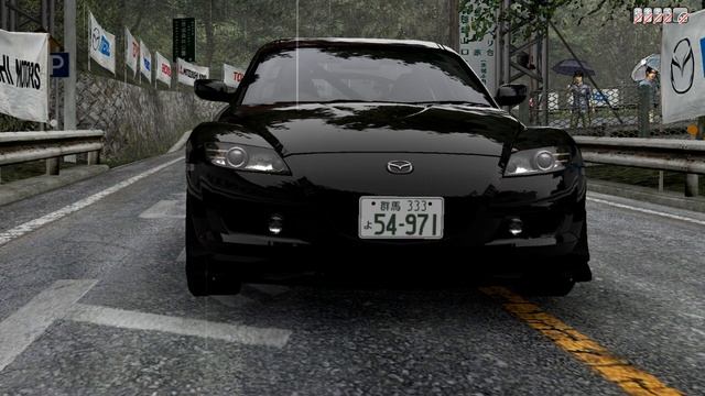 Initial D Arcade Stage 7 AAX RX-8 Type S (SE3P) VS Silvia Q,s (S14) смотреть онлайн