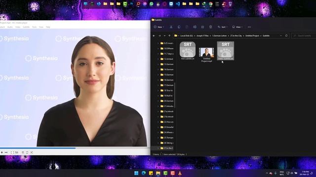 How to make Subtitle for Videos with Notepad - Video Caption/srt Making смотреть онлайн