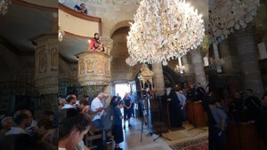 Литургия в монастыре Святого Мамаса (Mamas, Mammas, Мамант Кесарийский), Ἁγίου Μάμαντος Μάμας).