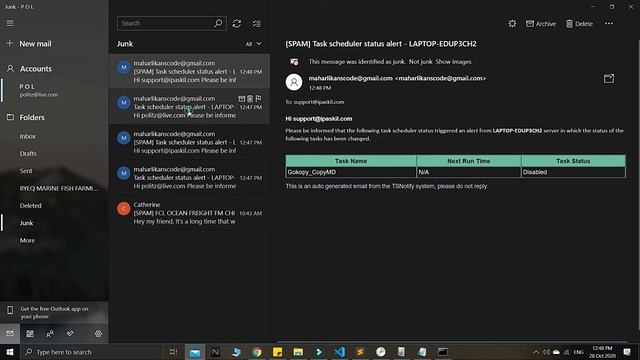 TSNotify Series 11 - Windows Task Scheduler Event ID Based Notifier