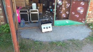 Генератор мыльных пузырей 300w на жидкости Light spot