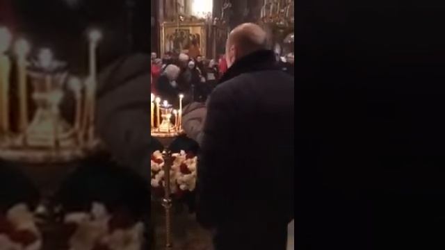 Прихожане простились со старцем Кириллом Храм Живоначальной Троицы при бывшем приюте Бахрушиных смотреть онлайн