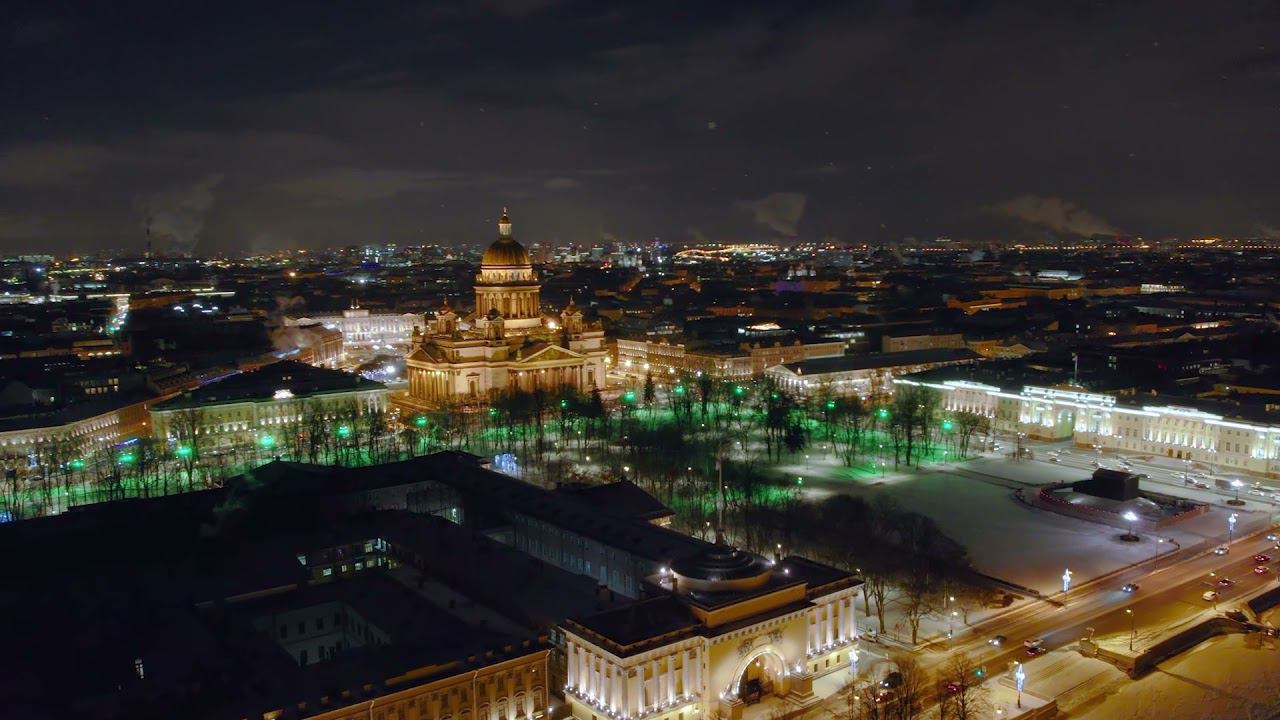 город Санкт-Петербург, Исаакиевский собор, декабрь