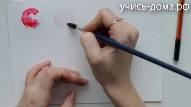 Техника впаивания в Акварели. Уроки Рисования.