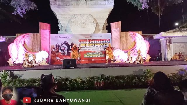 Barong dan Rangda Bali Memeriahkan Taman Blambangan #kabarebanyuwangi #bali смотреть онлайн