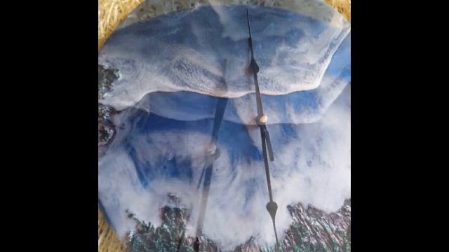 Часы из эпоксидной смолы смотреть онлайн