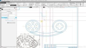 Видеоурок 007. Создание чертежа в КОМПАСЕ-3D V18.1. Подвеска на формате А3.