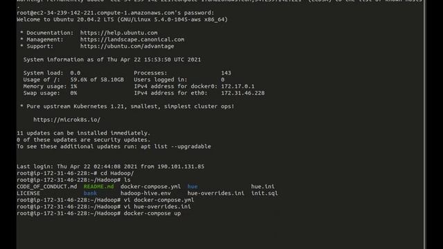 Levantando HUE en AWS (Resolviendo problema) + Docker смотреть онлайн