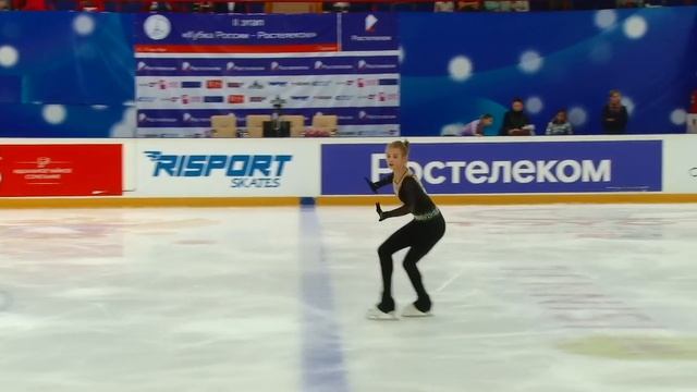 Kубок России Ростелеком 2019 2020 гг , Юниopки, КMC Произвольная программа 19# Анна РОМАСЮК ХМА смотреть онлайн