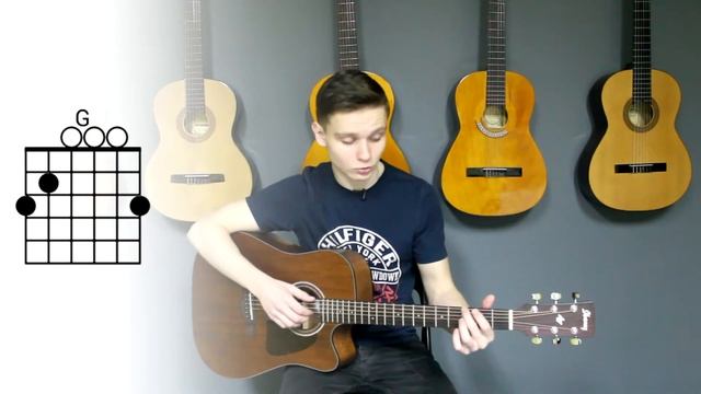 Как переставлять аккорды на гитаре - Урок гитары для начинающих #9 смотреть онлайн