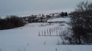Пробил дорогу к своему участку. 200 метров лопатой