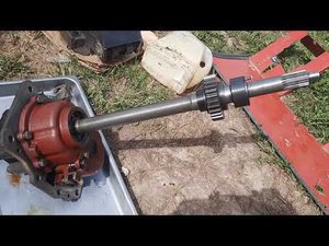 Меняю главную пару дф 244,снятие ВОМ