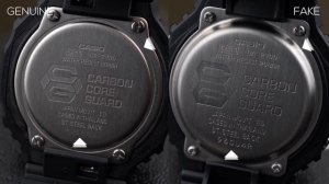 How to identify FAKE CasiOak G-Shock GA-2100-1A1? | Don't buy it!