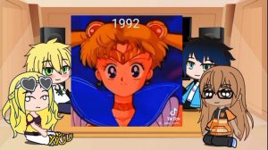 MLB react to Marinette as Sailor Moon||Gacha||miraculous ladybug||