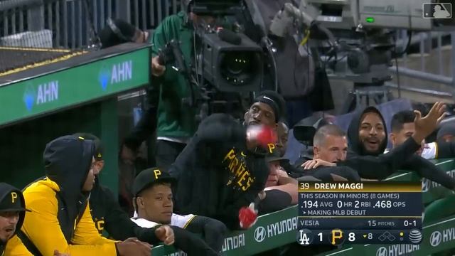 After 13 years in Minor Leagues, Pirates Drew Maggi makes debut, gets awesome ovation! смотреть онлайн