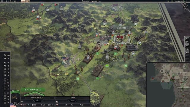 Panzer Corps 2 | C1-18B | Wehrmacht Campaign | Salerno | Generalissimus смотреть онлайн