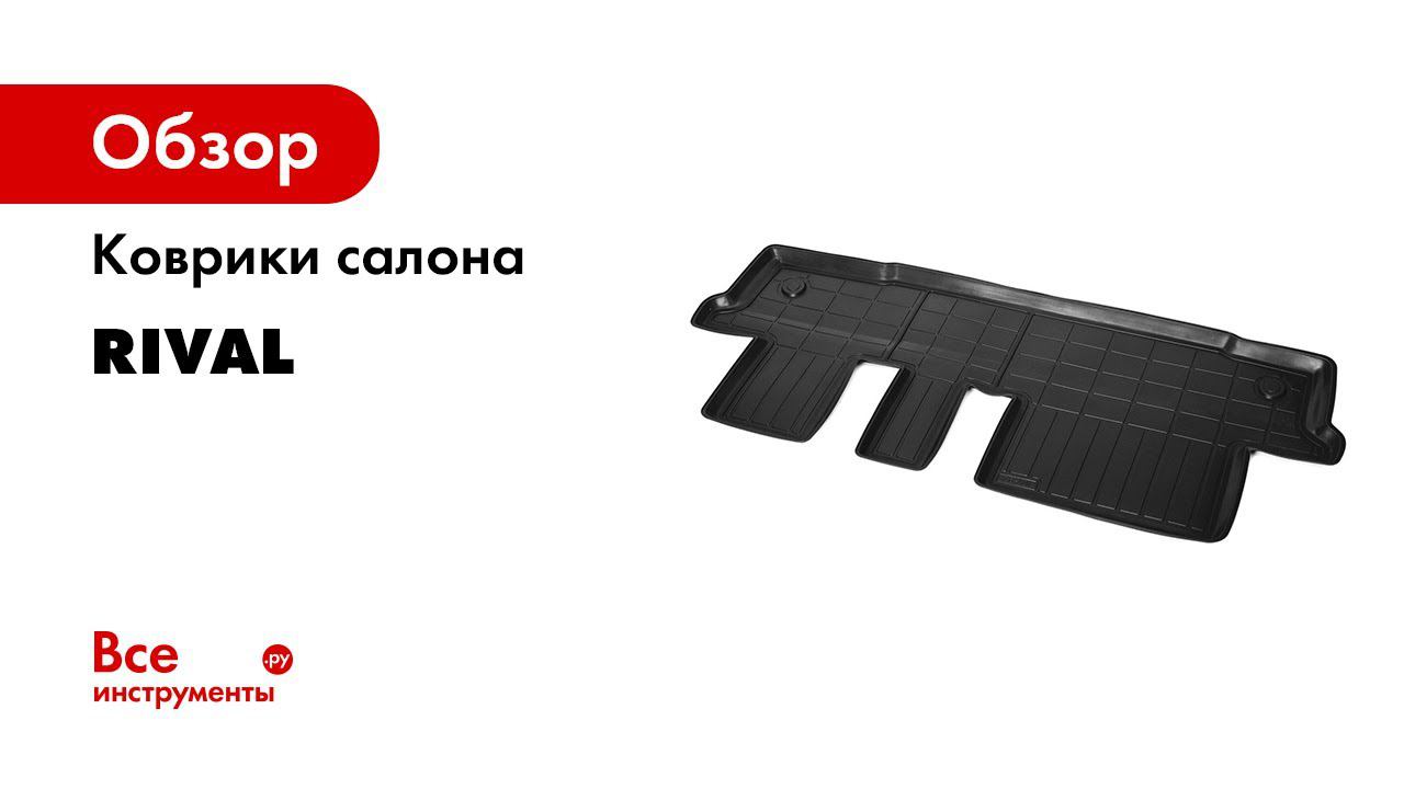 Полиуретановые автомобильные коврики салона RIVAL
