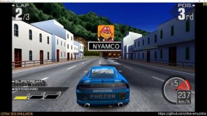 Citra 3DS Emulator - Ridge Racer 3D ingame 1080p