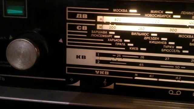 Ригонда-102.  Rigonda-102. Старое доброе радио. Вот такой прием в час ночи в Москве на 70см телеско