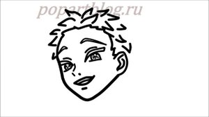 Как нарисовать Аказа // за 6 минут // Демон двенадцати лун