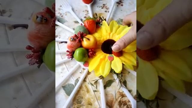 КУХОННОЕ ПАННО из одноразовых вилок и ложек