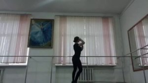 Батман тандю в характере казахского танца