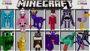 Мод на всех МОНСТРОВ из ДЕТСКИЙ САД БАНБАН 3 в МАЙНКРАФТ ! GARTEN OF BANBAN 3 MOD MINECRAFT ADDON