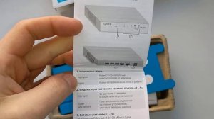 Распаковка ZyXEL ES-105A