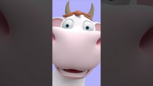 Que fait cette vache ??? | Vidéo drôle pour les enfants | HeyKids #shorts