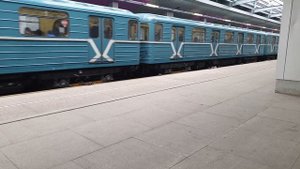 {UHD 60} ВСТРЕЧА, Номерные 81.714/717 на станции Технопарк замоскворецкой линии Метрополитена