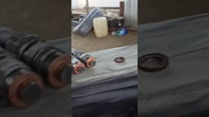 Как достать медную шайбу из под форсунок