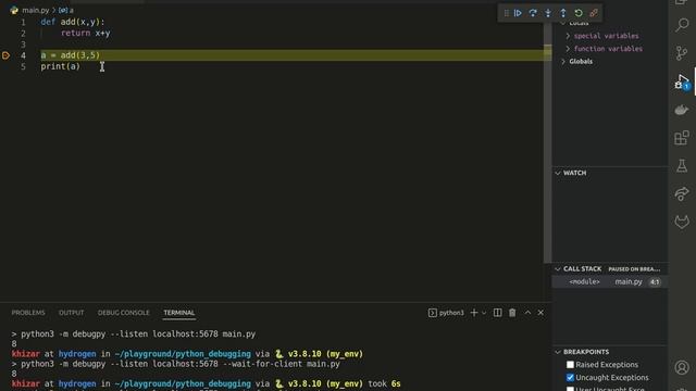 Debug Python inside Docker using debugpy and VSCode смотреть онлайн