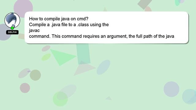 How to compile java on cmd? смотреть онлайн