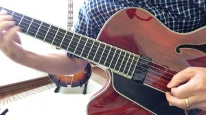 Archtop Eastman AR371 vs AR810 vs Epiphone Joe Pass compared chord melody Body and Soul, neck picku