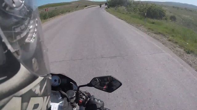 Путешествие на мотоцикле Kawasaki Z1000 в Крым (Май, 2018) часть 1 смотреть онлайн