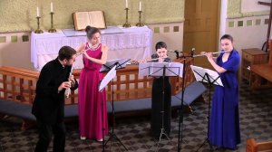 Telemann. Concert for 4 flutes C-dur