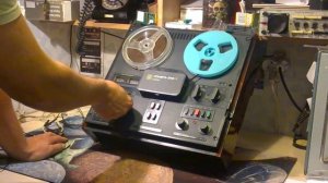 Магнитофон Комета 212-1, СССР reel tape recorder 1я часть