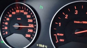 BMW 328i F30 100-260 km/h acceleration