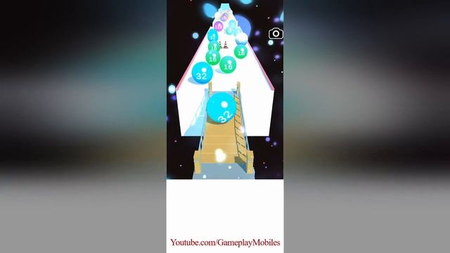 Color Bump Ball 2048 3D Merge Game - Gameplay Walkthrough - Levels 1-30 смотреть онлайн