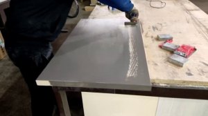 покрытие мебельных щитов маслом!