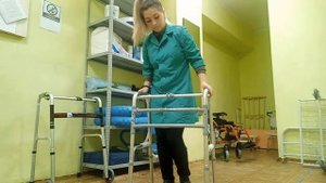 Ходунки шагающие складные