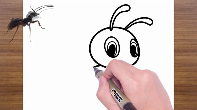 Easy Ant Drawing ? || Learn to Draw an Ant смотреть онлайн