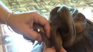 Прическа для спортивно-бальных танцев.